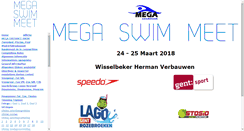 Desktop Screenshot of megaswimmeet.rgsc.be