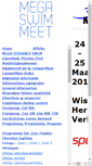 Mobile Screenshot of megaswimmeet.rgsc.be